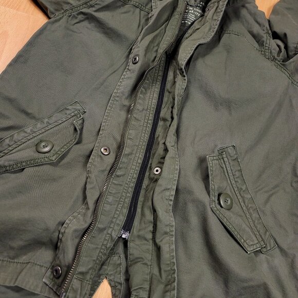 American Eagle Military Cargo Jacket Women's Medium 544-85 Type AE-177 Parachute - Picture 3 of 11